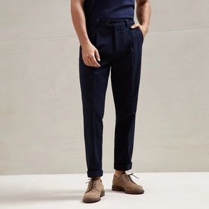 SuitSupply flannel wool pants